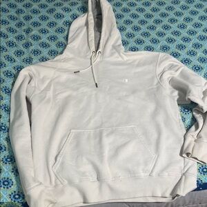 Champion White Hoodie